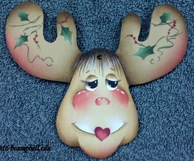 HOLLY THE MOOSETTE ORNAMENT