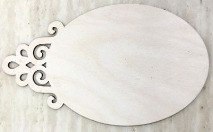 DECORATIVE BOARD OVAL