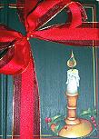 CANDLE BOOK WITH RIBBON