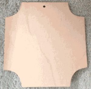 ORNAMENT WITH CUT CORNERS